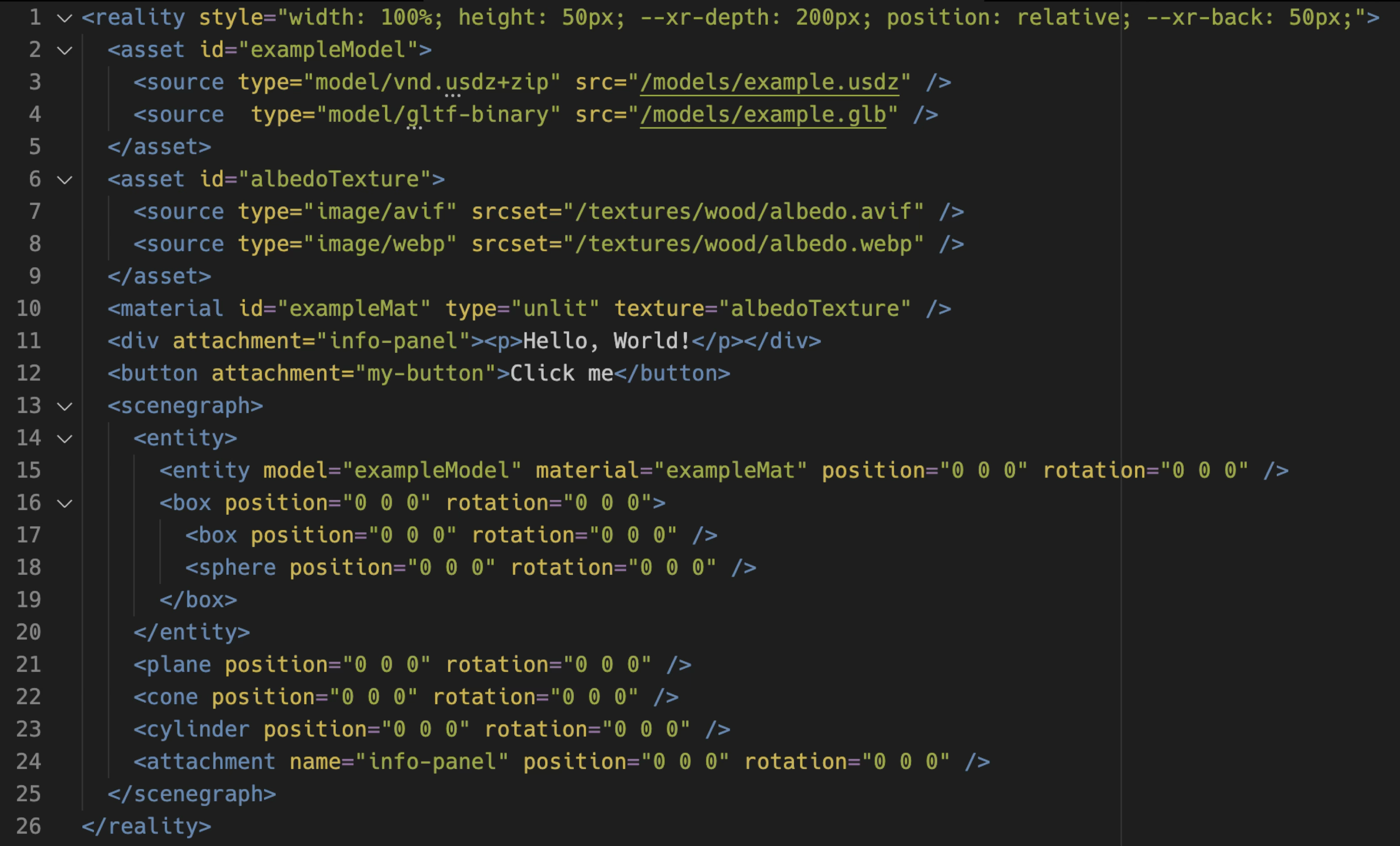 Example of 3D Engine Code