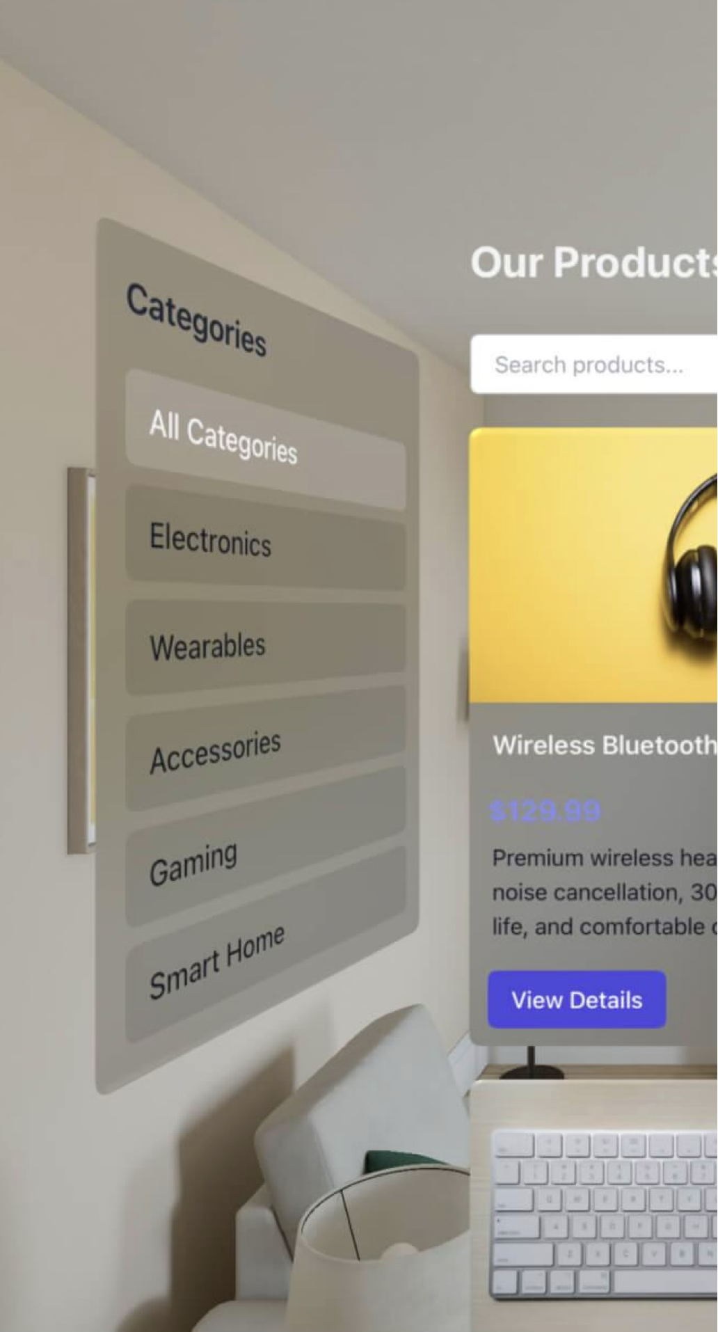 Example of spatial transform